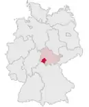 Drapeau de Arrondissement de Schmalkalden-Meiningen