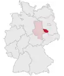 Drapeau de Arrondissement de Wittemberg