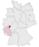 Drapeau de Arrondissement de Westerwald