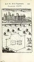Le château, gravure de 1702.
