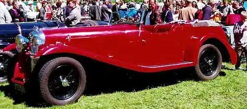Lagonda 3½-Litre Rapide Tourer (1935).