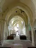 2e&nbsp;travée, vue vers l'ouest.