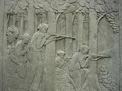 Détail de sculpture.