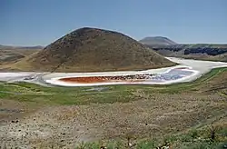 Photographie en couleurs, représentant un paysage.