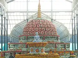 Exposition florale à la serre.