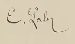 Signature de Édouard Lalo
