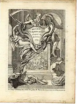 Le Temps découvre les ruines du palais de Marius en 1729, 1754, Nancy, Palais des ducs de Lorraine – Musée lorrain.