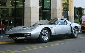 L'unique Lamborghini Miura P400 SVJ Spyder de 1981.