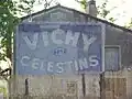 Publicité murale Vichy Célestins à Lamothe-Landerron.