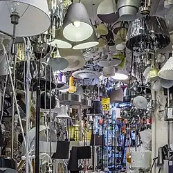 Un autre magasin de luminaires, au Danemark.