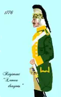 régiment de Lanan dragons de 1776 à 1779