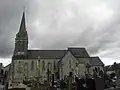L'église vue du cimetière.