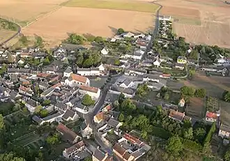 Landes-le-Gaulois vu du ciel