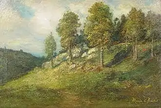 Paysage à flanc de colline, Portland Museum of Art