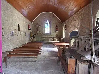 Intérieur de la chapelle.