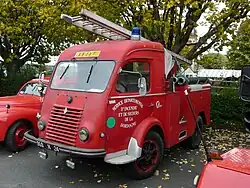 Ancien véhicule d'incendie d'Abjat.