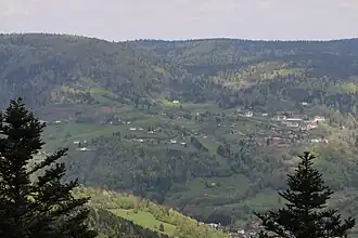 Larcenaire depuis le kiosque du Sotré.