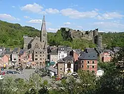 La Roche-en-Ardenne et son château.