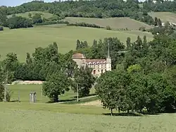 Le château dans son environnement.