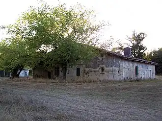 Le bâtiment d'habitation de la métairie d'Hourtan (sept.&nbsp;2012).