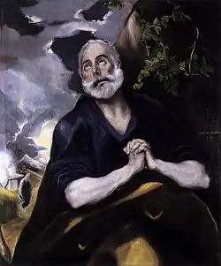 Le Greco : Les larmes de saint Pierre