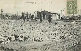 L'emplacement de la gare