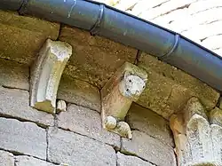 Modillons du chevet.