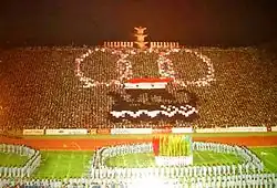 Cérémonie d'ouverture des Jeux méditerranéens de 1987.