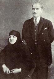 Latife Uşşaki et Mustafa Kemal Atatürk en 1923.