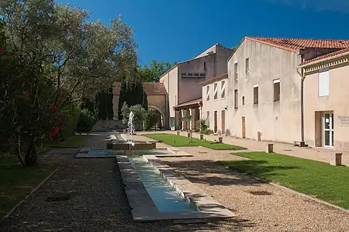Lattara : Entrée du musée archéologique Henri-Prades.