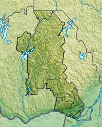 Voir sur la carte administrative des Laurentides