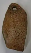 Pendant en os. Aurignacien