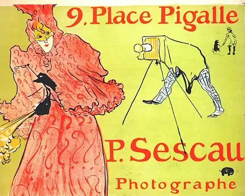 Henri de Toulouse-Lautrec, Affiche publicitaire pour l'atelier de Paul Sescau (1896).