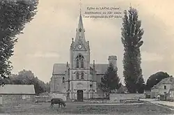L'église vers 1907.