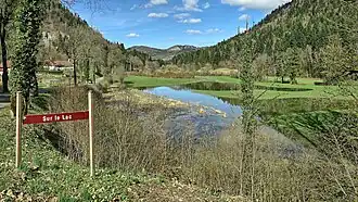 Le lieu-dit Sur le Lac.