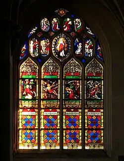 Vitrail de la cathédrale.