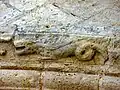 Frise supérieure - dragon.