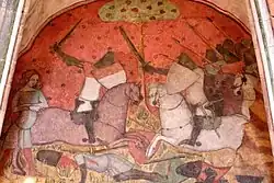 Fresque, XIVe&nbsp;siècle.