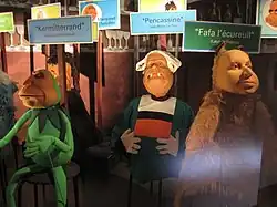 Mitterrand, Le Pen et Fabius