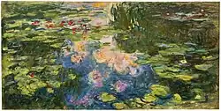 "Le Bassin aux nymphéas" (1917-1919) Claude Monet (Wildenstein, révision cat. raisonné)