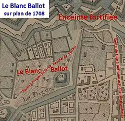 Le Blanc Ballot en 1708
