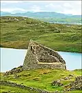 Broch Dun Charlabhaigh, sur l'île Lewis.