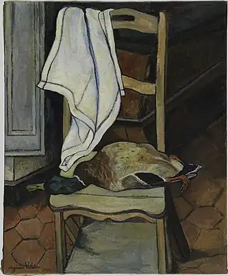 Suzanne Valadon (1865-1938), Le Canard, 1930, huile sur toile, 73 × 60&nbsp;cm.