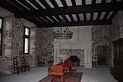 Cheminée du salon.