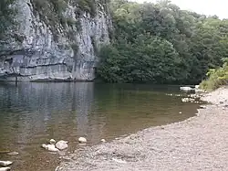 Le Chassezac à Berrias.