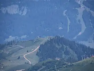 Le Christomet depuis la pointe de Merdassier.