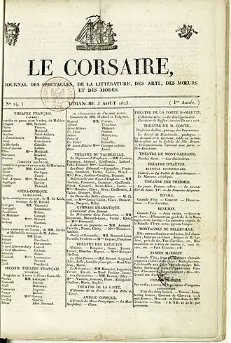 Image illustrative de l’article Le Corsaire (journal)