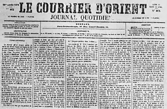 Image illustrative de l’article Le Courrier d'Orient