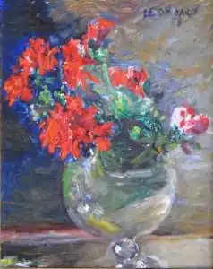 Le Géranium rouge, Paris, 1979, collect.particulière.