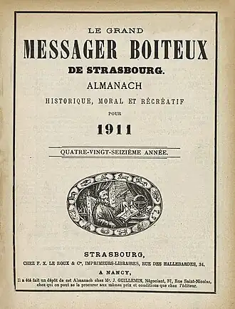 Image illustrative de l’article Le Grand Messager boiteux de Strasbourg